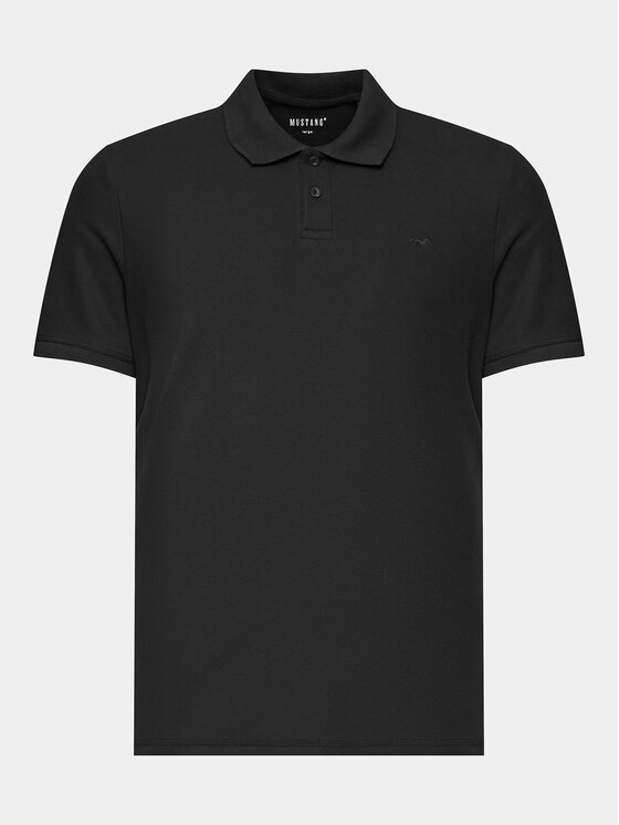 Mustang Polokošeľa Palco 1014694 Čierna Regular Fit
