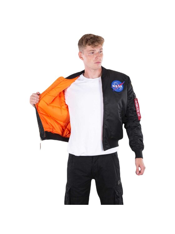 Alpha Industries Alpha Industries Kurtka bomber AI.166107-03-4XL Czarny Regular Fit