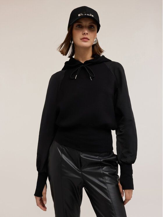 Motivi Motivi Felpa G853W003502N033 Nero Regular Fit