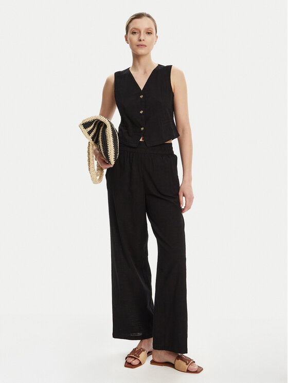 Vero Moda Vero Moda Mellény Caia 10333795 Fekete Regular Fit