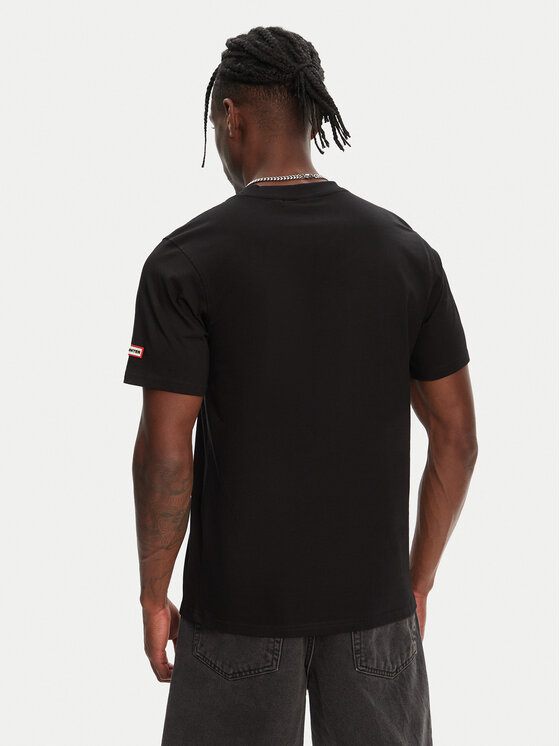 Hunter Hunter T-Shirt Duart Graphic HARM0033251 Czarny Regular Fit