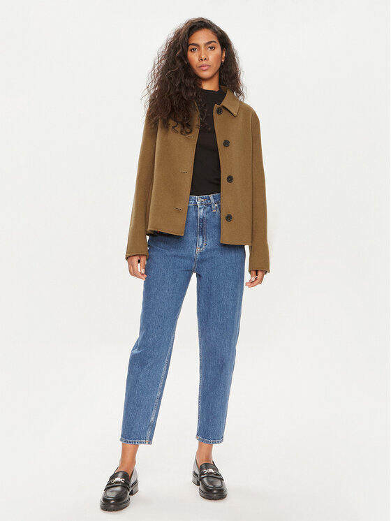 Tommy Hilfiger Tommy Hilfiger Bunda pro přechodné období WW0WW42625 Hnědá Regular Fit