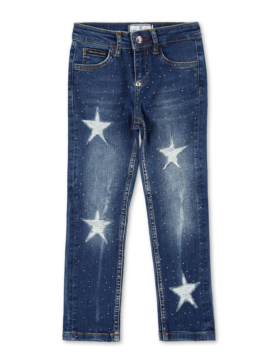 PHILIPP PLEIN PHILIPP PLEIN Jeansy 25649 Błękitny Straight Fit
