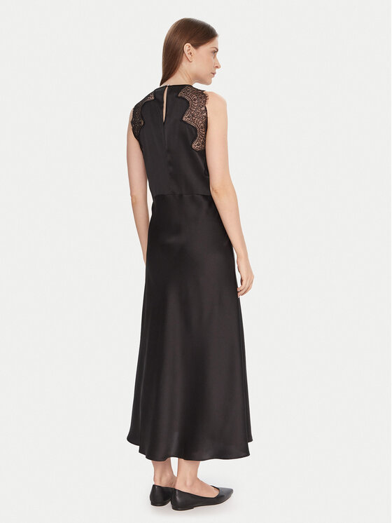 BOSS BOSS Коктейлна рокля C_Dlace 50548394 Черен Slim Fit