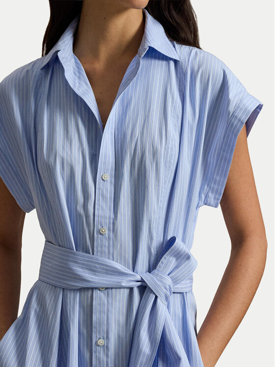Polo Ralph Lauren Polo Ralph Lauren Košeľové šaty 211A96363001 Modrá Regular Fit