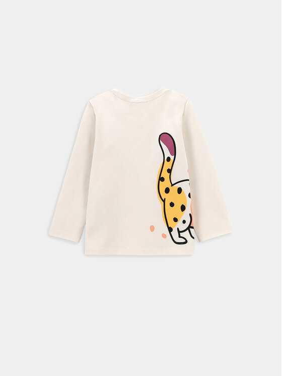 Coccodrillo Coccodrillo Bluse WC4143103CEN Écru Regular Fit