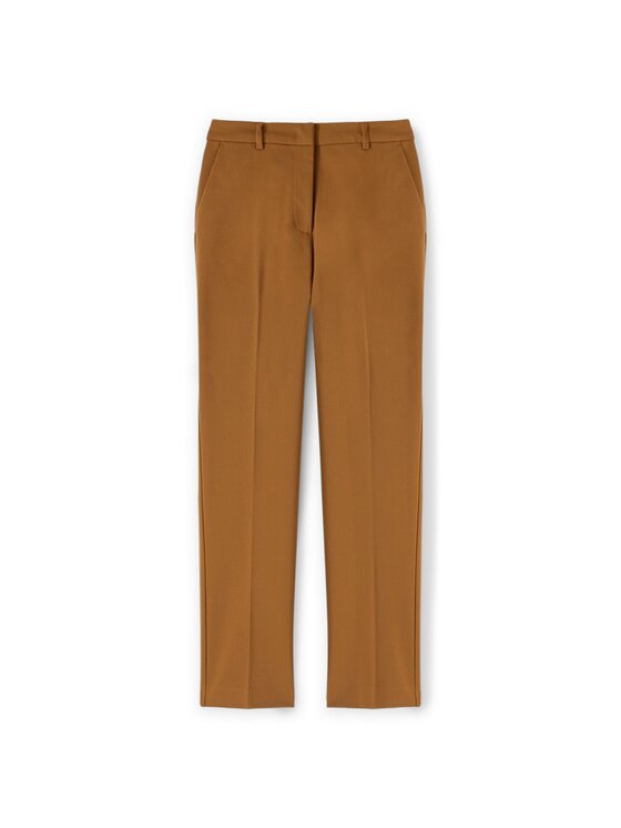 Motivi Motivi Pantaloni di tessuto P069Q004098N012 Marrone Regular Fit