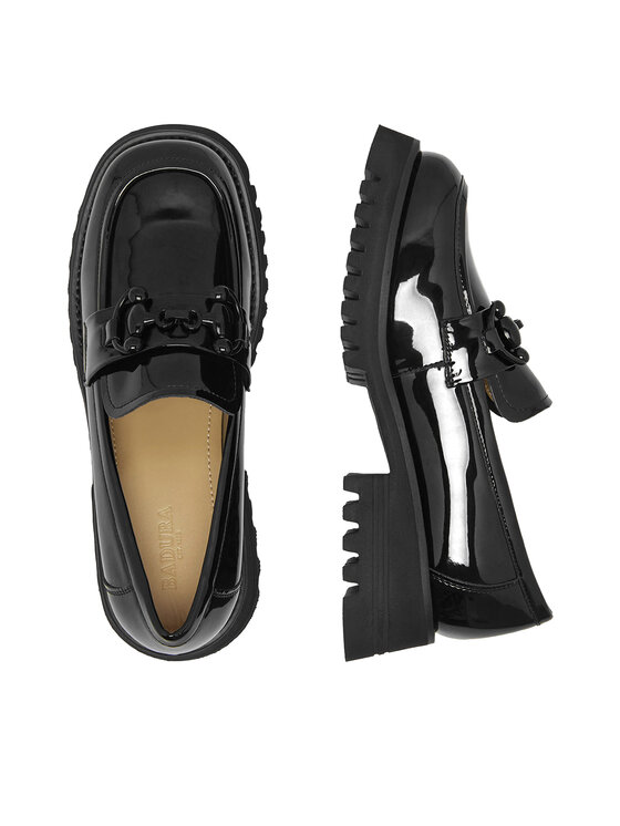 Badura Badura Loafersy WFA2487-1Z Czarny