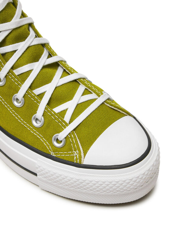 Converse Converse Tenisice Chuck Taylor All Star Lift Platform Hi A08286C Zelena