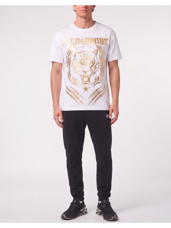 Plein Sport Plein Sport T-Shirt 31533 Biały Regular Fit