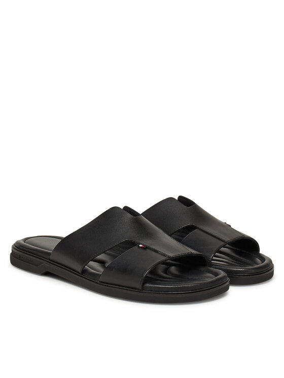 Tommy Hilfiger Tommy Hilfiger Natikači Premium Slipon Lh Sand FM0FM05357 Črna