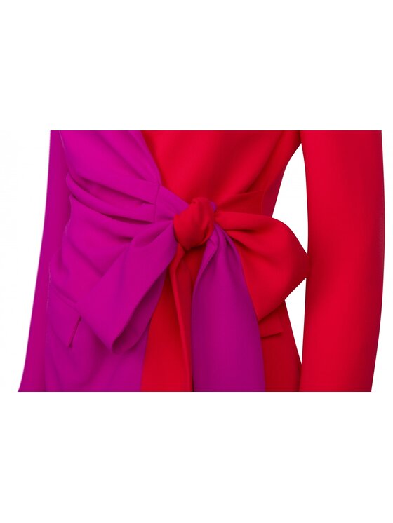 Boskata Boskata Marynarka ti amo sexy red Różowy Geometric Fit