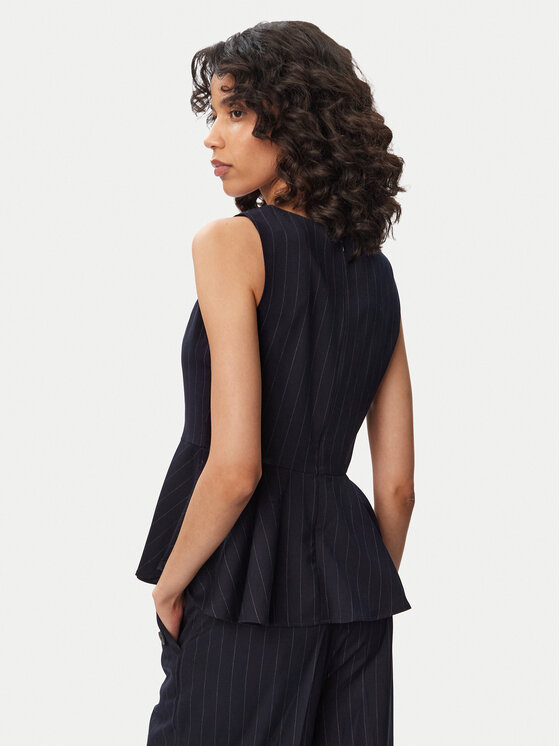 French Connection French Connection Блузка Alia 729F3 Cиній Slim Fit