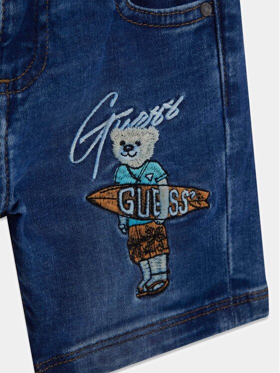 Guess Kids Guess Kids Pantaloni di tessuto 181442 Blu Regular Fit