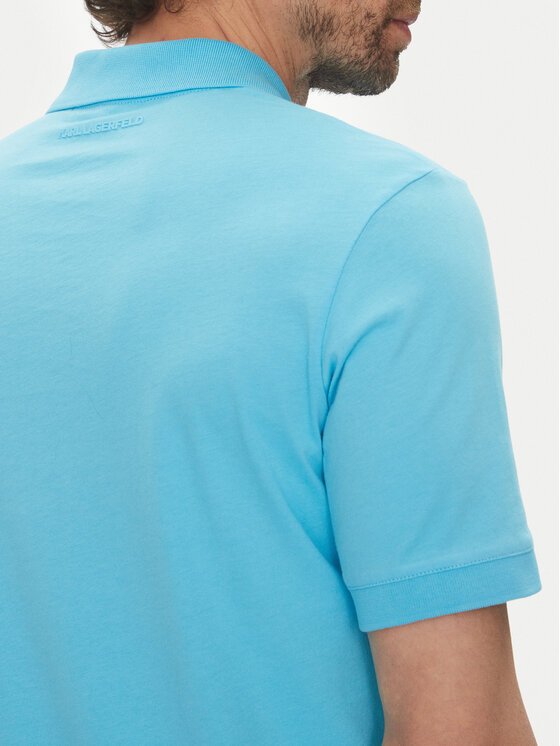 KARL LAGERFELD KARL LAGERFELD Polokošeľa 745710 552224 Modrá Regular Fit