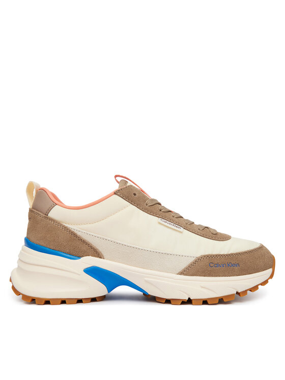 Calvin Klein Calvin Klein Sneakersy Hike Runner Nylon Mix HW0HW03279 Hnědá