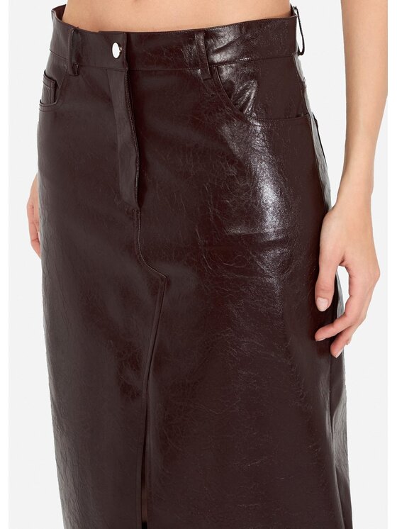 Liu Jo Liu Jo Gonna midi UF5232E1038X0722 Marrone Regular Fit