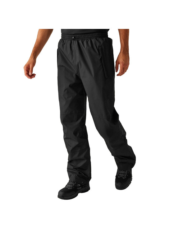 Regatta Regatta Spodnie przeciwdeszczowe Linton Czarny Comfort Fit
