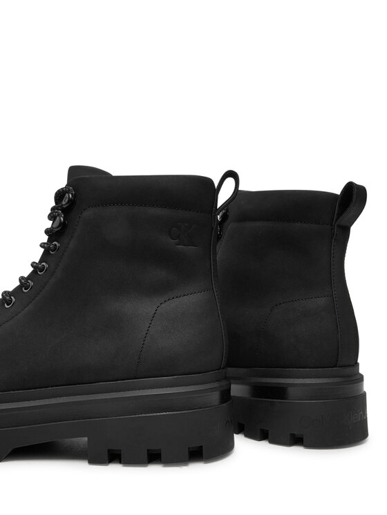 Calvin Klein Jeans Calvin Klein Jeans Planinarske cipele Lugged Laceup Boot Oxf Hiking Nb YM0YM01076 Crna