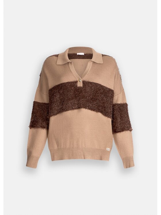 Liu Jo Liu Jo Cardigan TF5221MA51IC3839 Beige Regular Fit