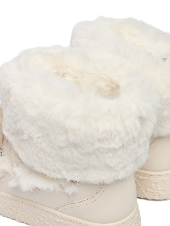 Guess Guess Cizme de zăpadă FLFUEK FUR10 Écru