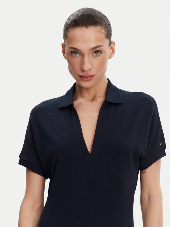 Tommy Hilfiger Tommy Hilfiger Haljina za svaki dan WW0WW44514 Tamnoplava Regular Fit