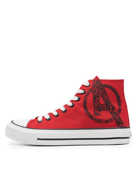 Marvel Marvel Modne superge MARVEL 100-BP40-SS23-300D100 Rdeča
