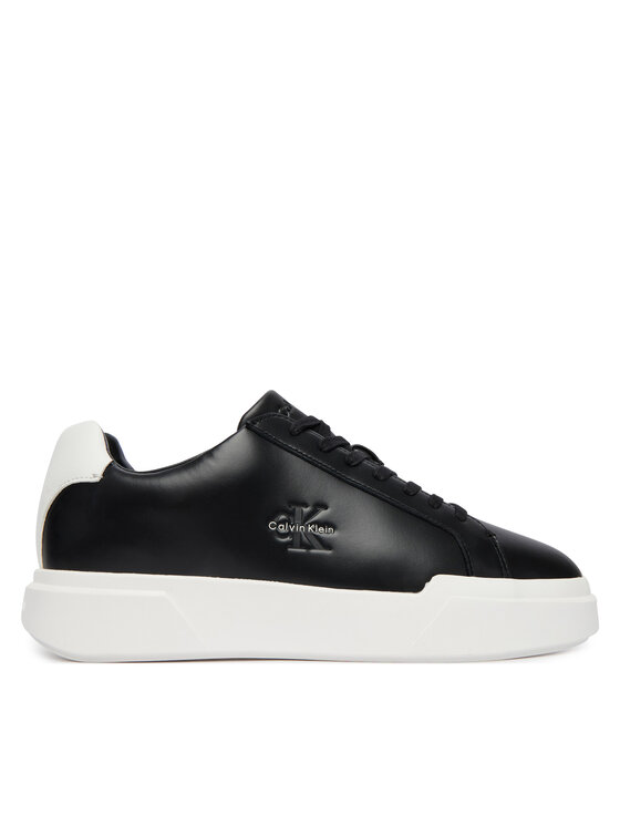 Calvin Klein Sneakers Chunky Cupsole Laceup Lth YM0YM01344 Negru
