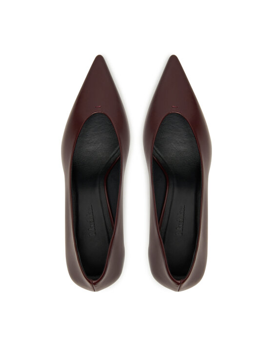 Max Mara Max Mara Pantofi cu toc subțire 2524526171600 Vișiniu