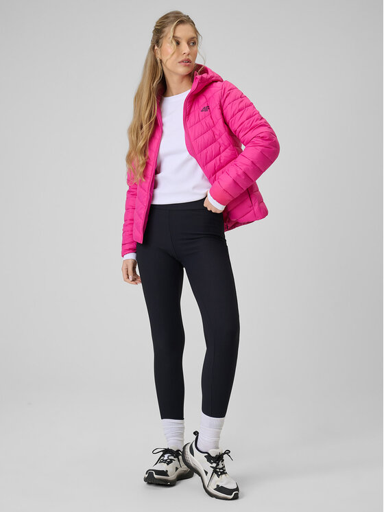 4F 4F Kurtka puchowa EVERYDAY ACTIVE Różowy Slim Fit