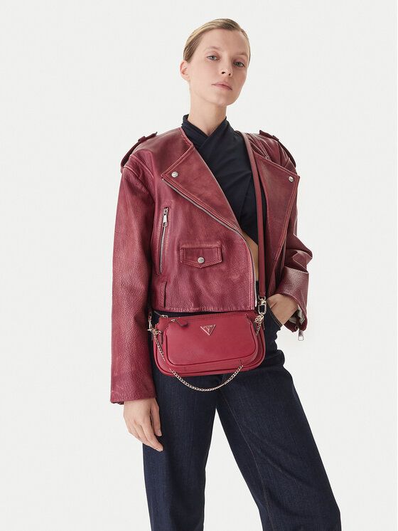 Guess Guess Kabelka Noelle II Mini HWZG96 72710 Červená