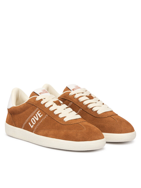 LOVE MOSCHINO LOVE MOSCHINO Sneakersy JA15272G1PIG0210 Brązowy jasny