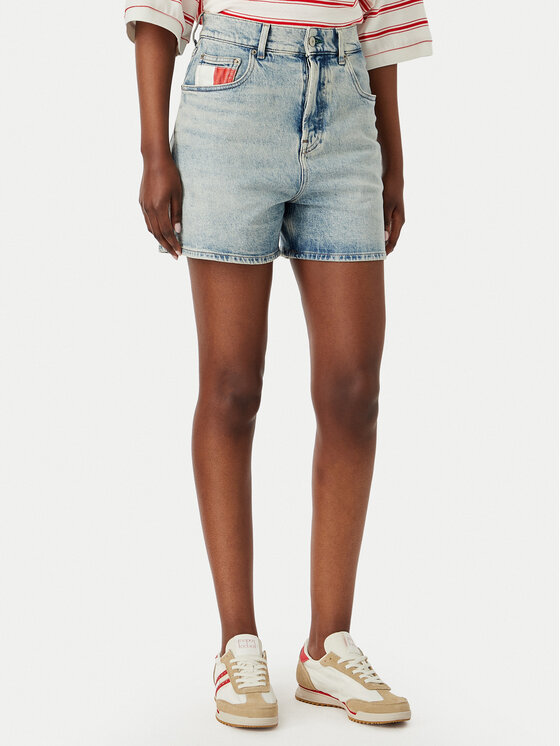Tommy Jeans Tommy Jeans Jeansshorts DW0DW22893 Blau Mom Fit
