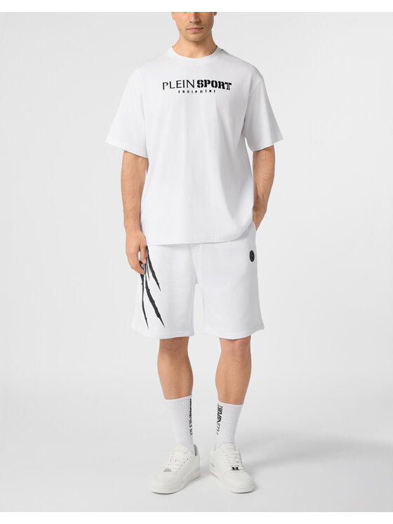 Plein Sport Plein Sport T-Shirt 31014 Biały Regular Fit