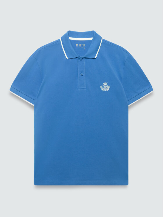 BIG STAR BIG STAR Polo SELLER Niebieski Basic Fit