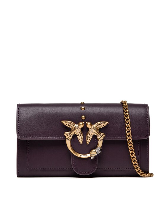 PINKO Pinko Дамска чанта Love Wallet Simply Je 2 C AI 22-23 PLTT 1P22TM Y5H7 Виолетов