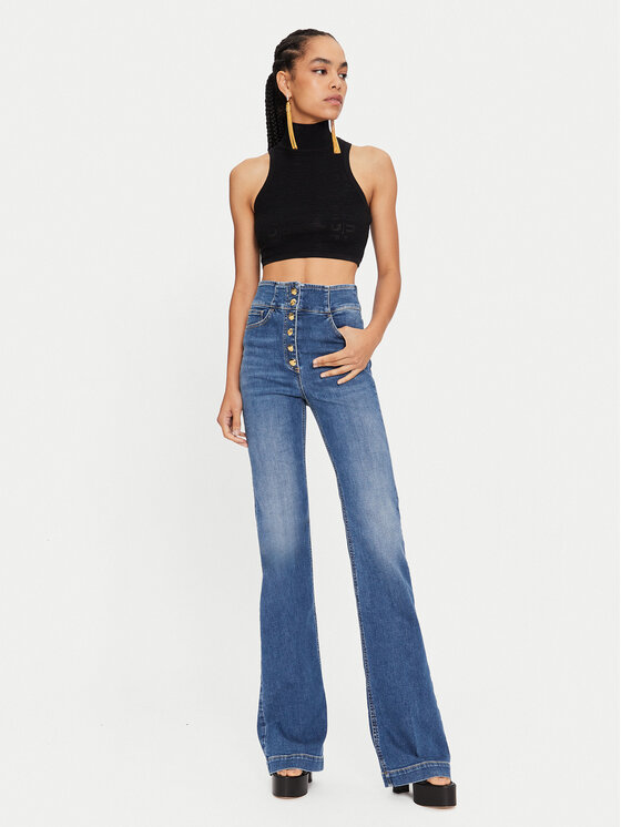 Elisabetta Franchi Elisabetta Franchi Jeans PJ-66S-46E2-V390 Blu Regular Fit