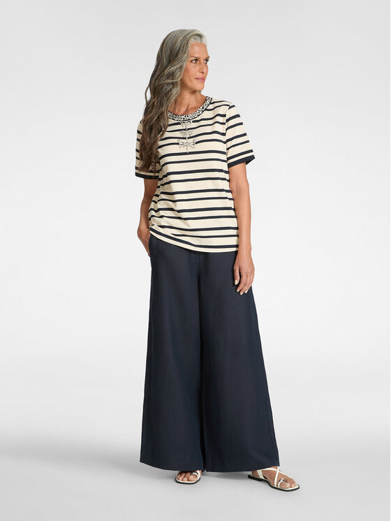 Elena Mirò Elena Mirò Pantaloni di tessuto P018P000466N065 Blu Regular Fit