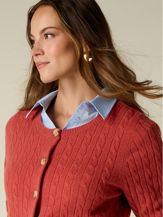 Oltre Oltre Maglione M334J005588N016 Arancione Regular Fit