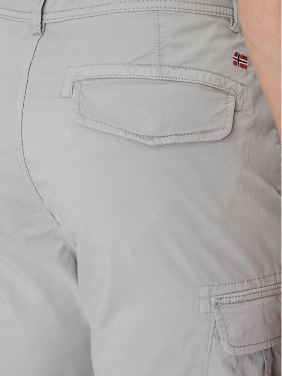 Napapijri Napapijri Spodnie materiałowe NP0A4IDQH621 Szary Regular Fit