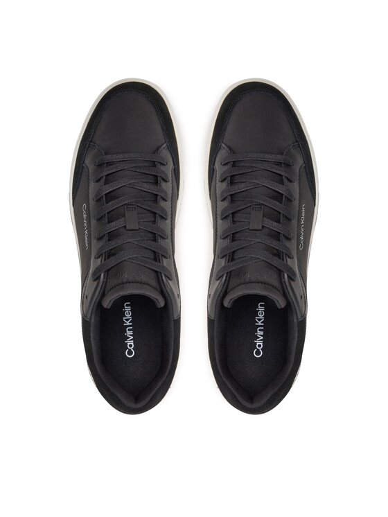 Calvin Klein Calvin Klein Sneakersy Low Top Lace Up Mix HM0HM01395 Čierna
