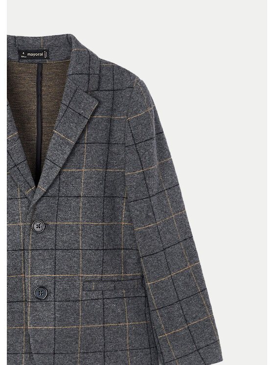 Mayoral Mayoral Marynarka 4460 Szary Regular Fit