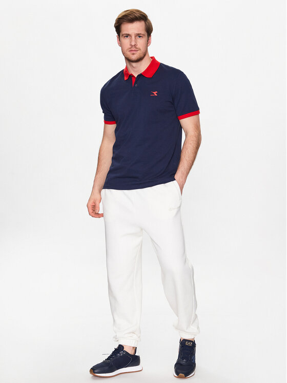 Polo Core 102.179369 Blu scuro Regular Fit