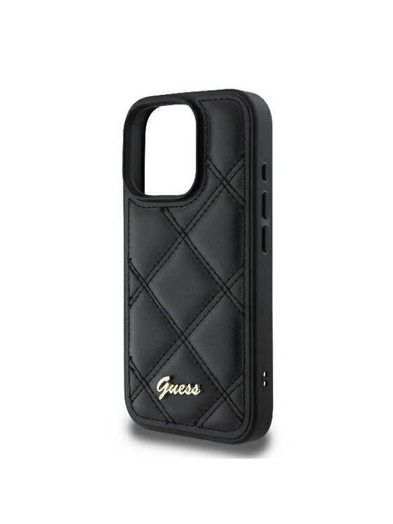 Guess Guess Etui na telefon iPhone 16 Pro Max Czarny