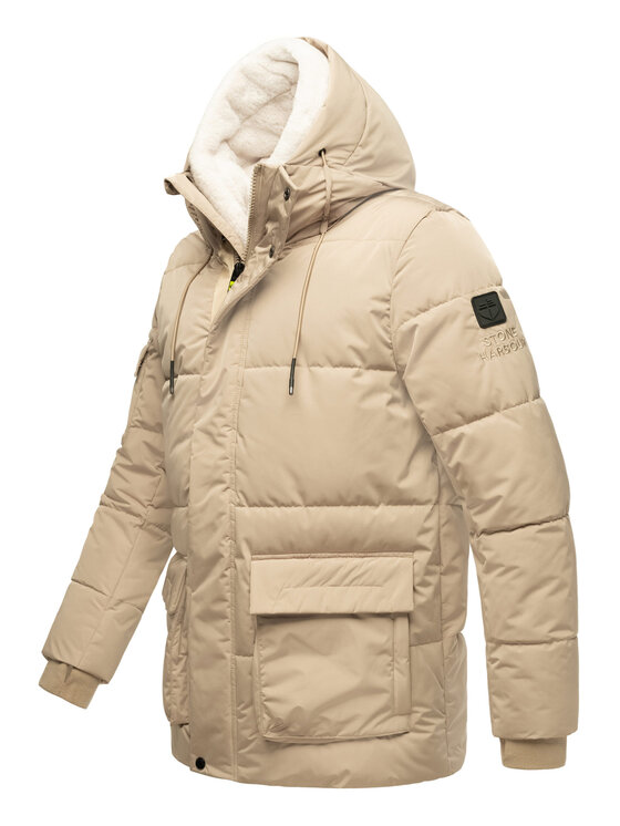 Stone Harbour Stone Harbour Kurtka zimowa Lauroo Beżowy Regular Fit