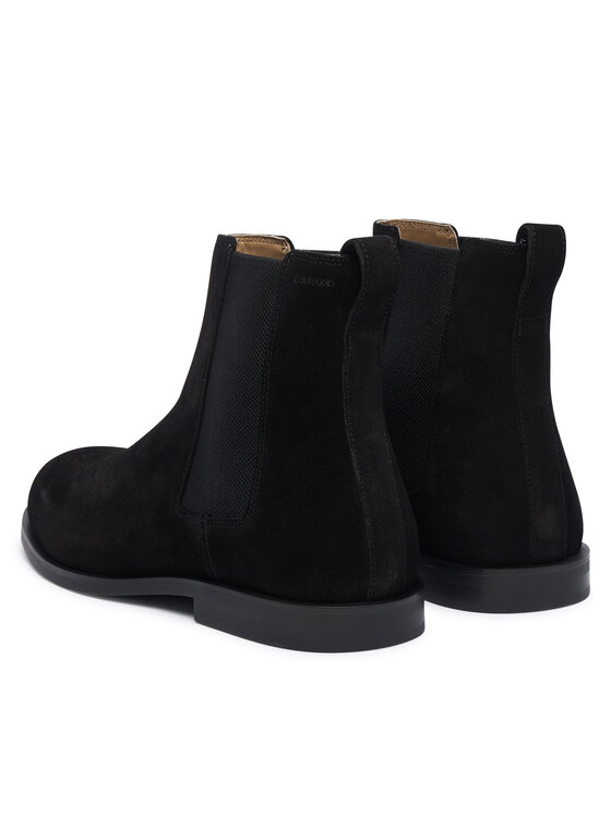 Calvin Klein Calvin Klein Kotníková obuv s elastickým prvkem Ess Rubber Chelsea Su HM0HM02055 Černá