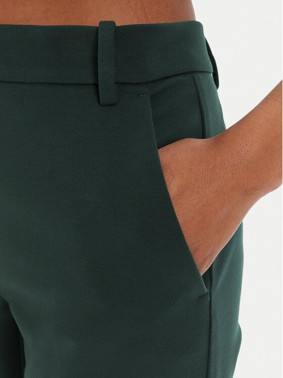 PINKO PINKO Hlače iz tkanine Bello 100155 A24D Zelena Regular Fit