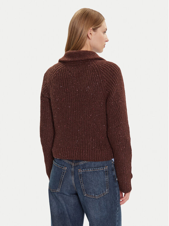 Tommy Jeans Tommy Jeans Pullover DW0DW21686 Braun Relaxed Fit