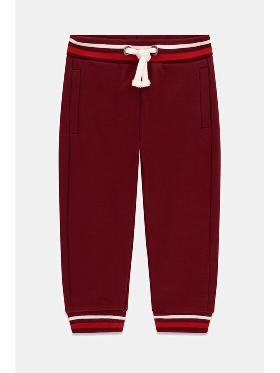 Guess Kids Guess Kids Kalhoty z materiálu 184855 Červená Regular Fit