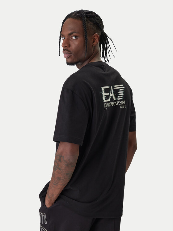 EA7 Emporio Armani EA7 Emporio Armani T-Shirt 7M001327 AF17789 UC001 Černá Relaxed Fit